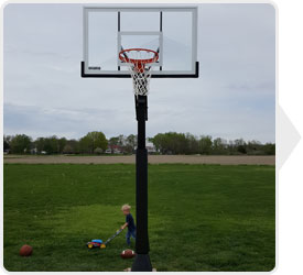 Ironclad Sports FCH885–XXL Basketball Hoop - NJ Swingsets